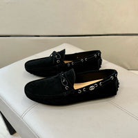 Suede Driver Loafers