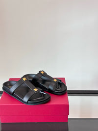 Garavani VLogo Calf Leather Slides