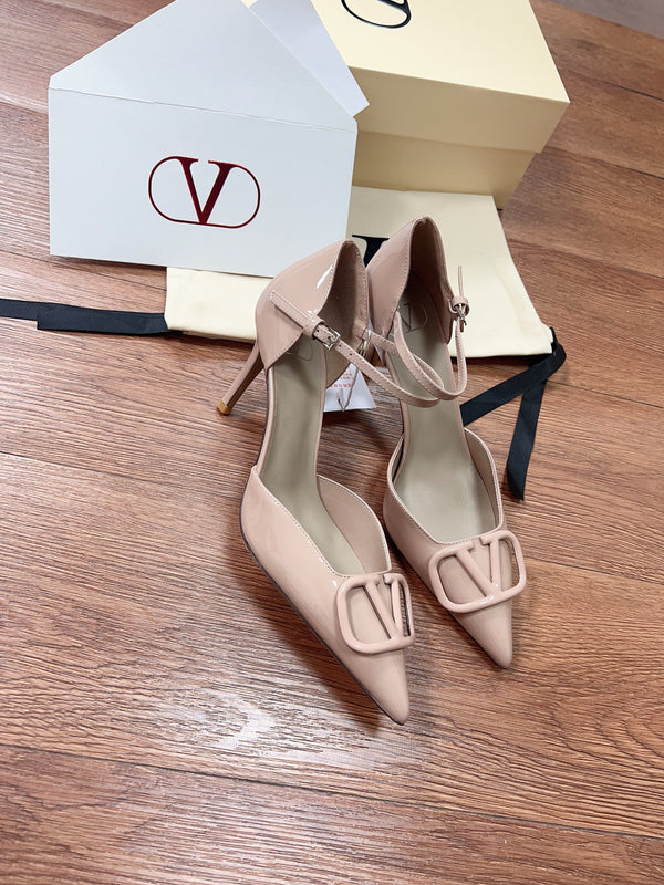 Signature D'Orsay Patent Leather Pumps