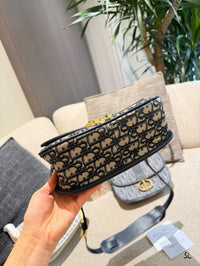 Oblique Jacquard Shoulder Bag