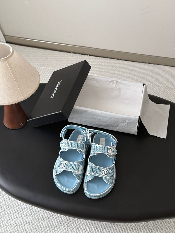 26S Tweed Sandals
