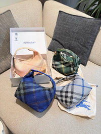 Peg Check Shoulder Bag