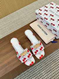 Cherry Lily Mules