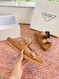 Leather Sliders