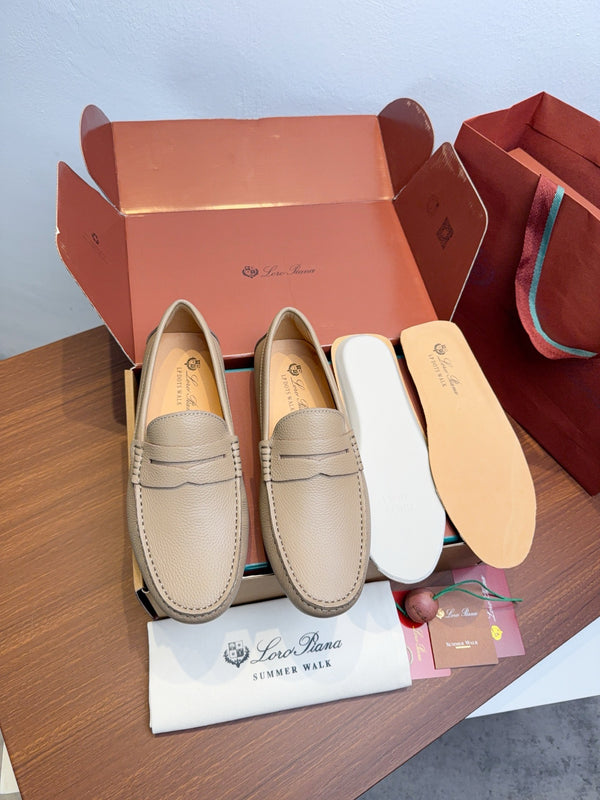 Leather Summer Walk Loafers