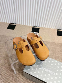 Paris Chunky Suede Clogs