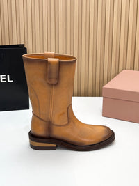 Foule Leather Booties