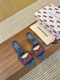 Cherry Lily Mules