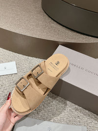 Suede Sandals