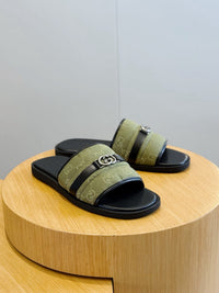 Monogram Slide Sandals