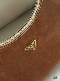 Suede Aimée Shoulder Bag