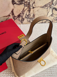 Trifolio Suede Shoulder Bag