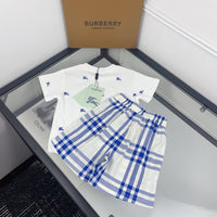 Check Shorts Set