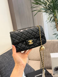 Mini Classic Flap Bag Lambskin