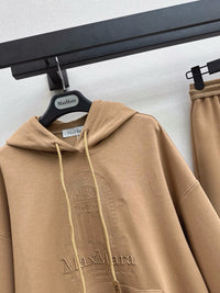 Andrea Logo Embroidered Drawstring Hoodie Set