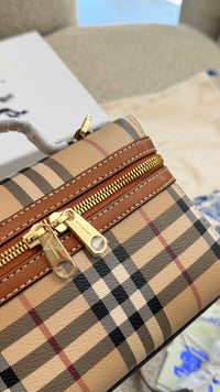 Mini Check Vanity Bag