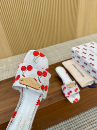Cherry Lily Mules