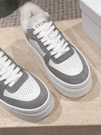 Block Wedge Sneakers