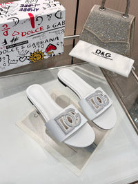 Bianca Leather Slides