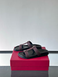 Garavani VLogo Calf Leather Slides