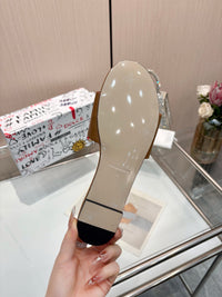 Bianca Leather Slides