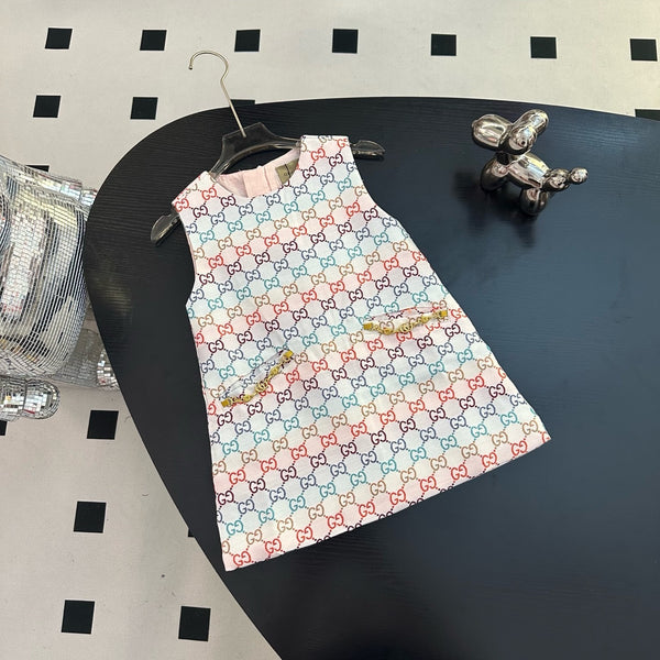 Rainbow Sleeveless Dress