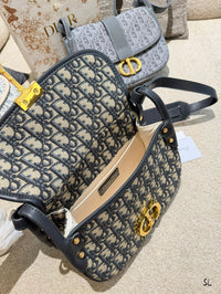 Oblique Jacquard Shoulder Bag