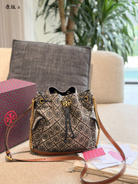 T Monogram Bucket Bag