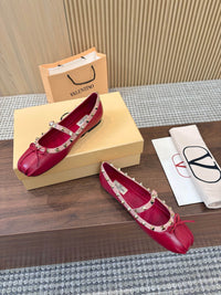 Garavani Mary Jane Rockstud Ballerinas