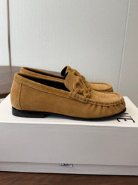 Double L Suede Loafers