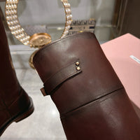 Leather Tall Riding Boots