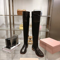 Leather Tall Riding Boots