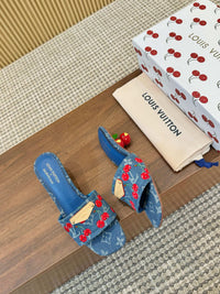 Cherry Lily Mules