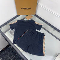 Check T-Shirt & Shorts Set