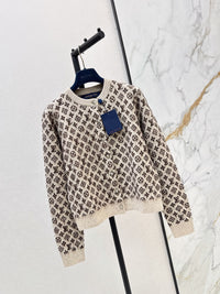26S Brushed Monogram Cardigan