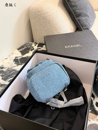 Small Backpack Washed Denim