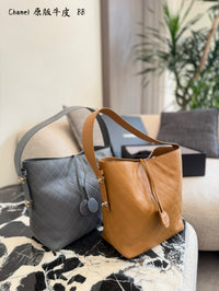 Quilted Leather Hobo Bag