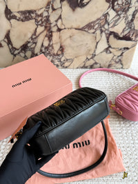 Matelassé Nappa Leather Pouch