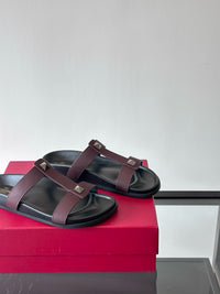 Garavani VLogo Calf Leather Slides