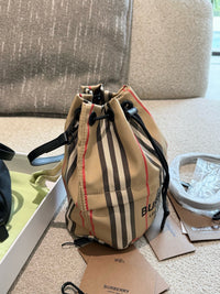 Phoebe Icon Stripe Drawstring Pouch