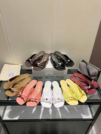 Metallic Lambskin Mules