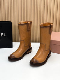 Foule Leather Booties