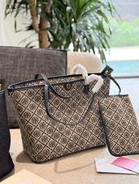 T Monogram Small Zip Tote