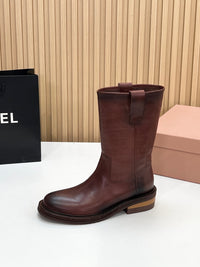 Foule Leather Booties