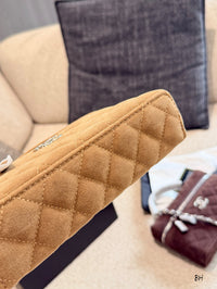 Suede Vanity Bag