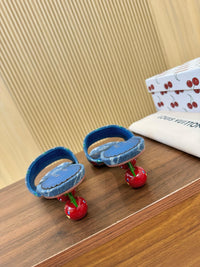 Cherry Lily Mules