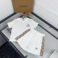 Check T-Shirt & Shorts Set