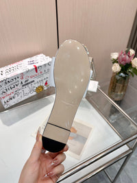 Bianca Leather Slides