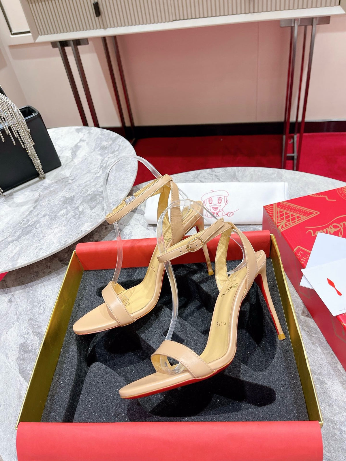 Rosalie Strass Sandals