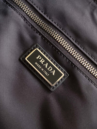 Explore Re-Nylon and Leather Shoulder Bag